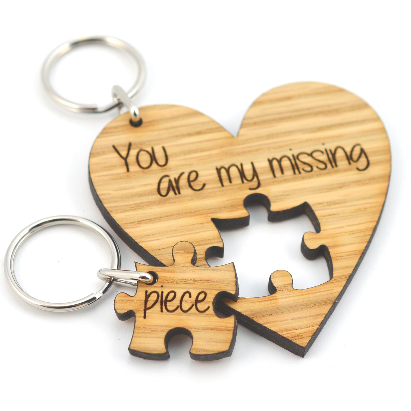 You Are My Missing Piece - Keyring Set