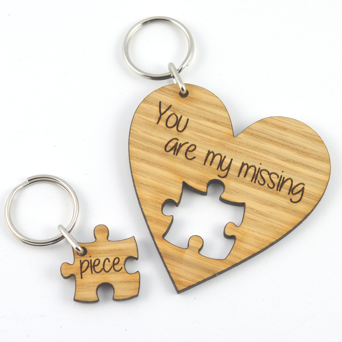 You Are My Missing Piece - Keyring Set