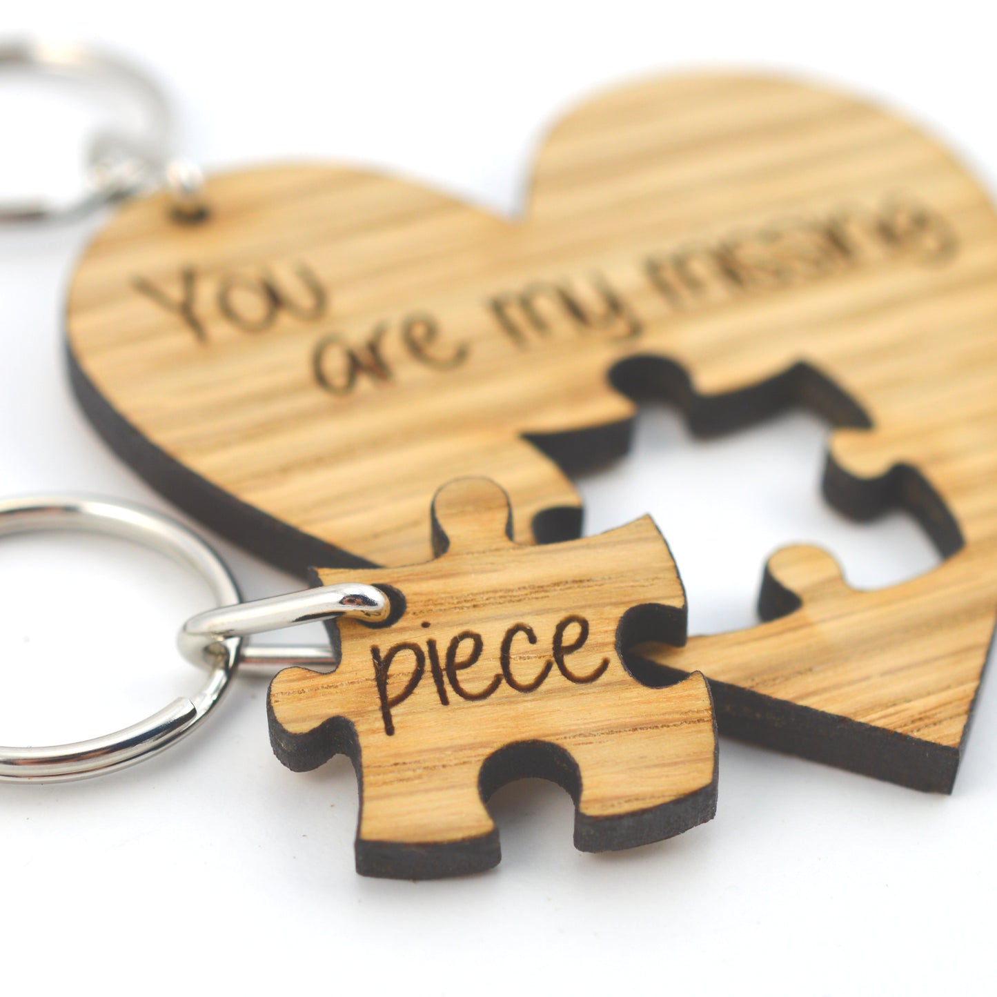 You Are My Missing Piece - Keyring Set