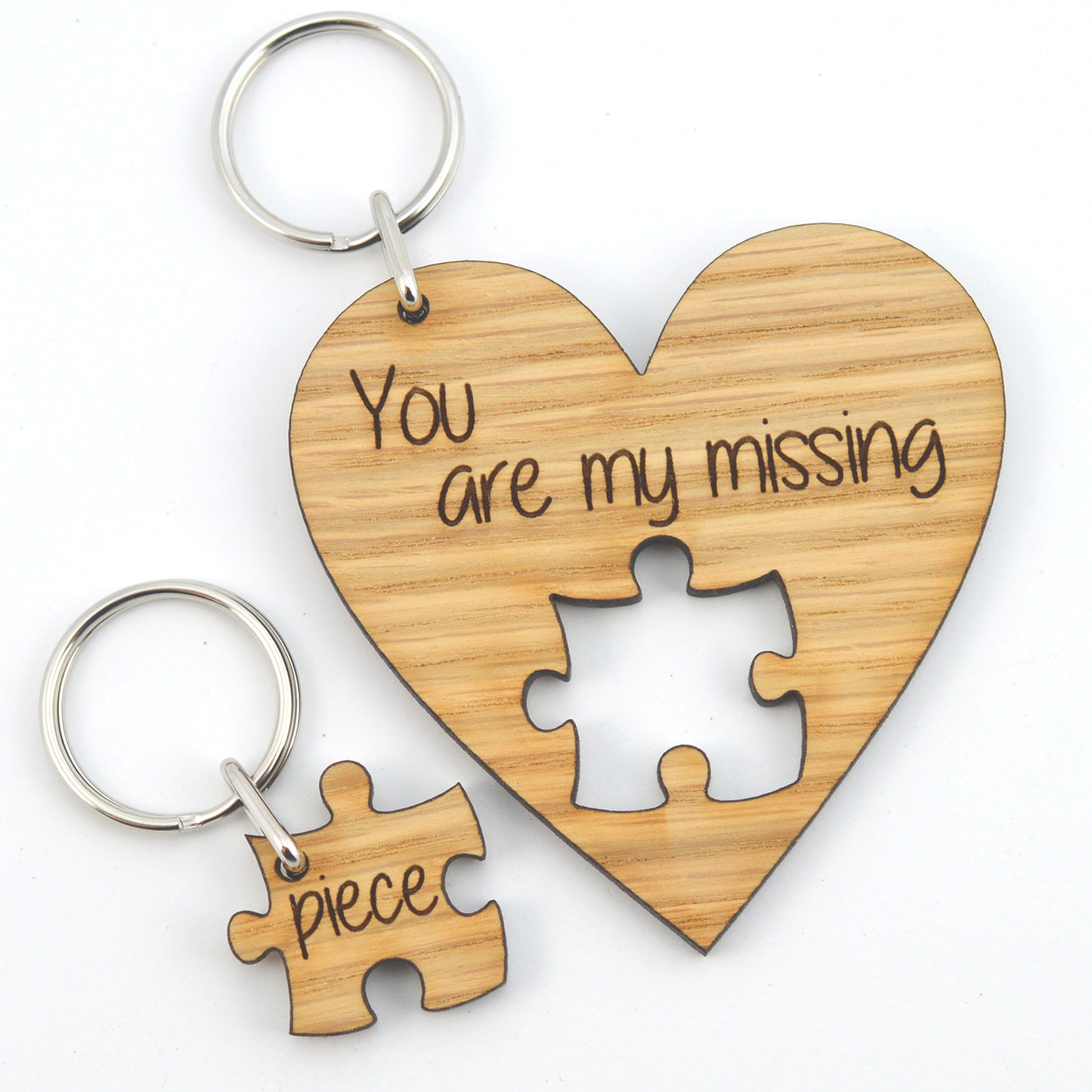 You Are My Missing Piece - Keyring Set